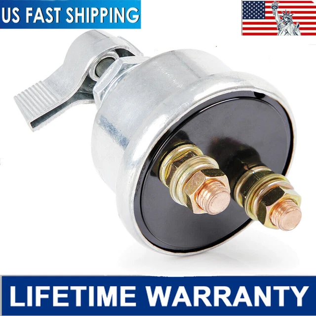 12 V MASTER Battery Disconnect Switch 2 post SPST Kill CutOff Nascar