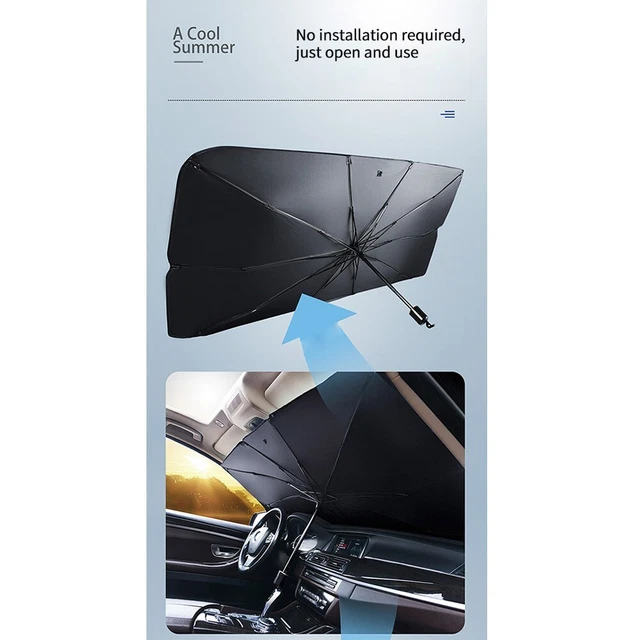 Protezione Solare Raffreddamento Guida Riflette Luce Argento Rivestito + Metallo