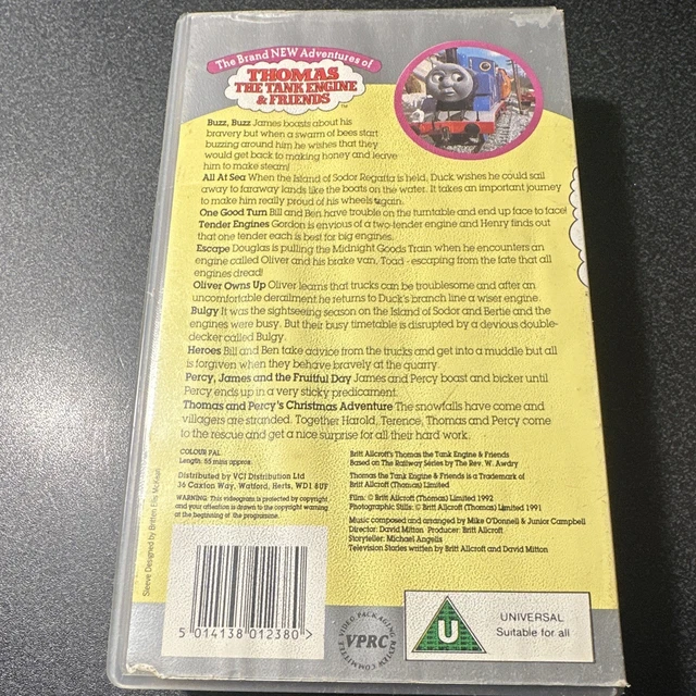 THOMAS THE TANK Engine and Friends - Escape and other stories (VHS ...