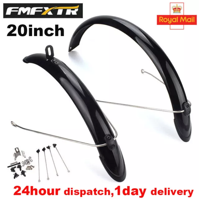 20inch Folding Bike Front Rear Mudguards Fender Cycling Bicycle Mud Guard Sets