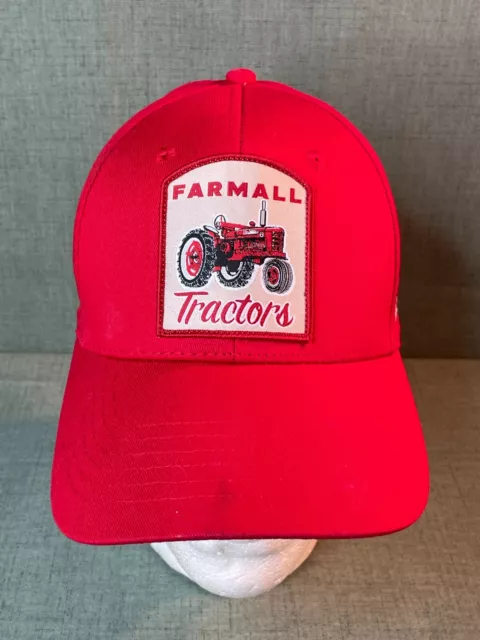 Farmall Tractor Red Snapback Red K Products Cotton Cap Adjustable Hat