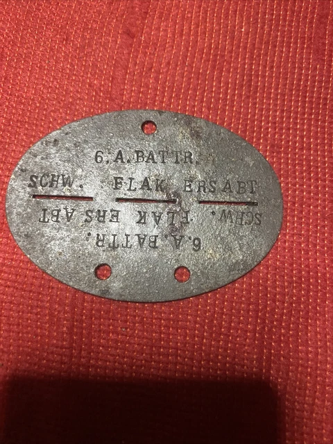 Plaque / Bouclier Identification Voiture Ancienne - Type Armée Allemande Kdf - WW2