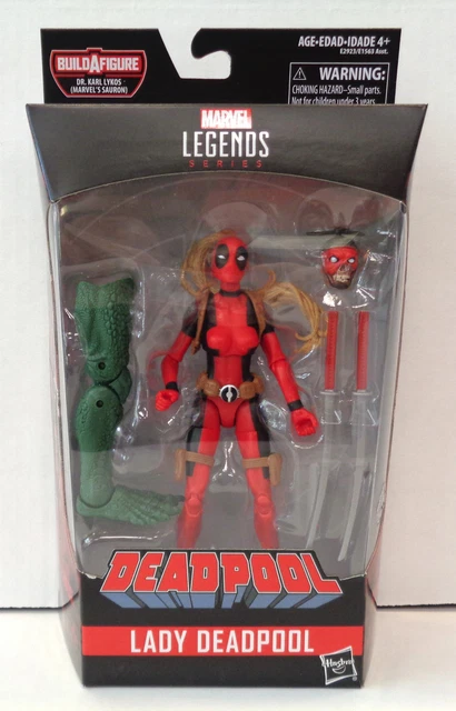 MARVEL LEGENDS: LADY Deadpool Action Figure (2018) Hasbro New Sauron