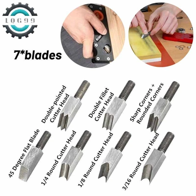 Chamfer Plane for Wood Woodworking Edge Corner Plane Hand Planer with 7 Types