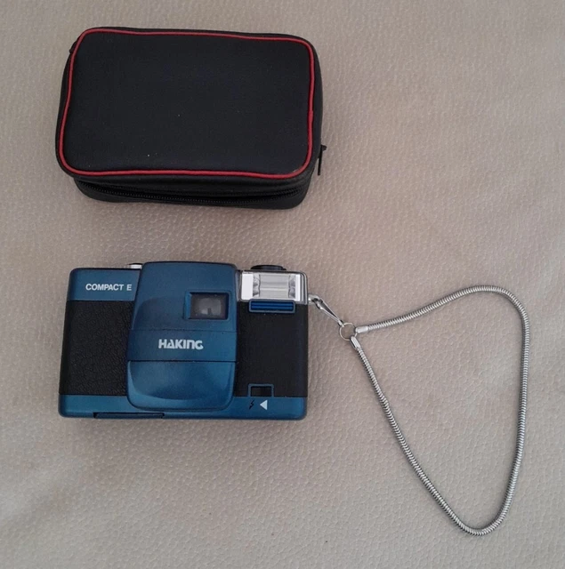 Haking Macchina Fotografica Compact/E Con Custodia Old Vintage Funzionante