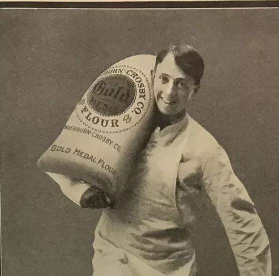 Vtg 1900’s Original GOLD MEDAL FLOUR ADVERTISING Baker Baking Ephemera