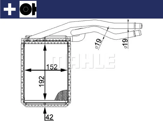 Vas de expansiune, racire BMW X6 (F16, F86) MAHLE CRT 208 000S de