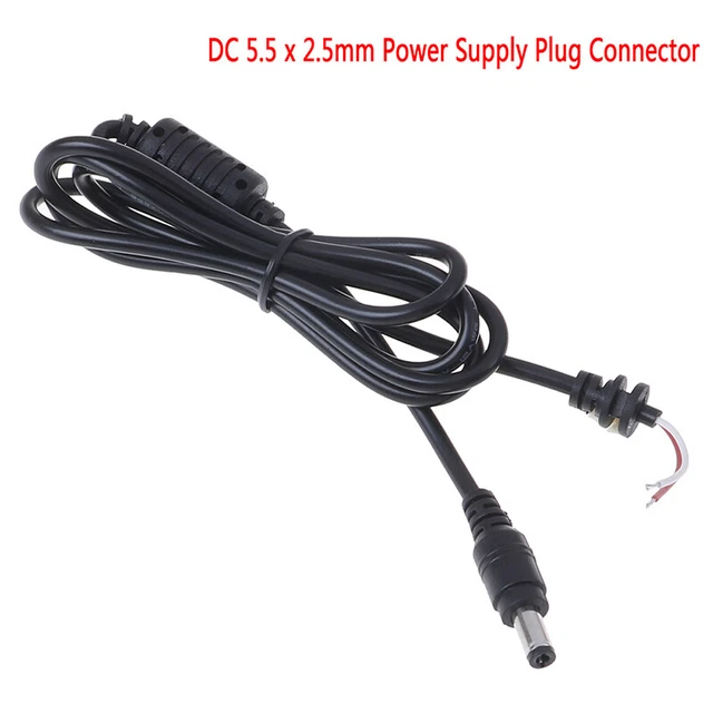 1PC 1.2M DC 5.5 x 2.5mm power supply plug connector for Laptop adapter