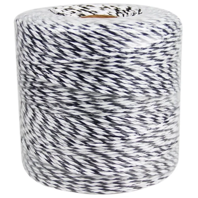 Portable Electric Fence Polywire, 1312 Feet 400 Meter, 9 Conductors