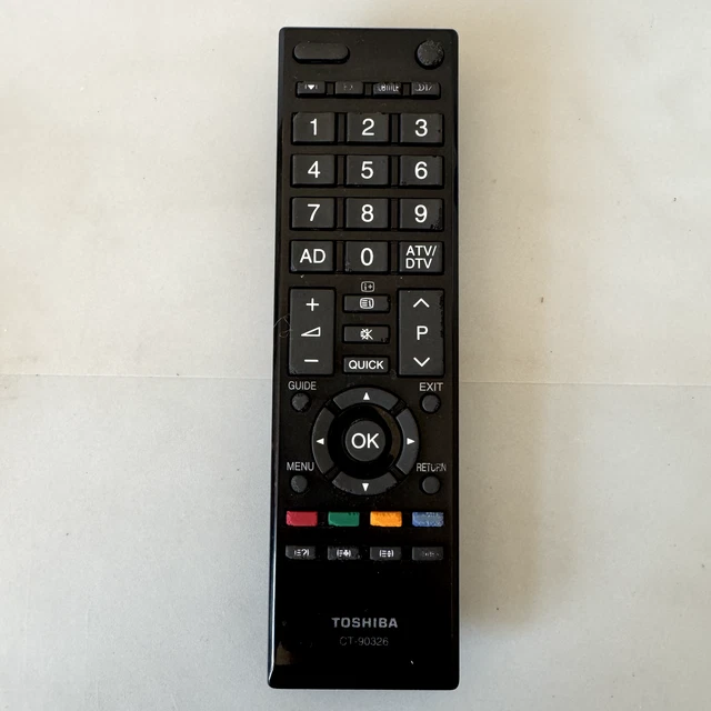Toshiba Ct 90326 Fernseher Bedienungsanleitung ORIGINAL TOSHIBA CT-90326 TV-Fernbedienung 37RV635D 42AV635DB 46RV525U
