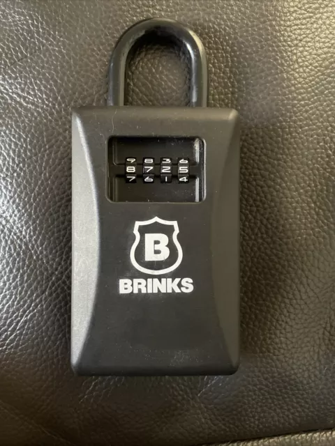 Brinks Al  79mm Resettable Combination Lock Box，1 13/16in Vinyl-Wrapped Shackle