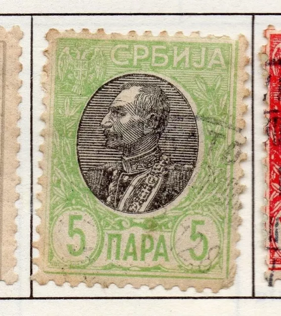 Serbia 1903-1904 Early Issue Fine Used 5p. 157230