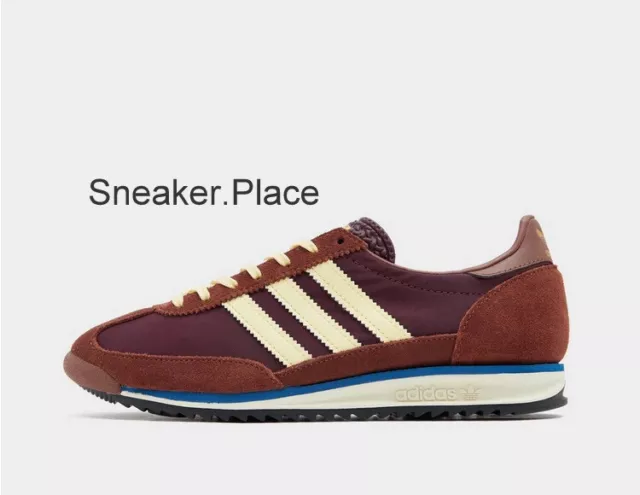 adidas Originals SL 72 Men's Trainers in Brown and Yellow Limited Stock