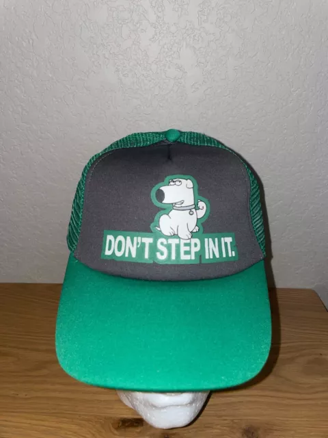 2007 Family Guy Don't Step In It Brian Griffin Cartoon Show Trucker Hat Headwear