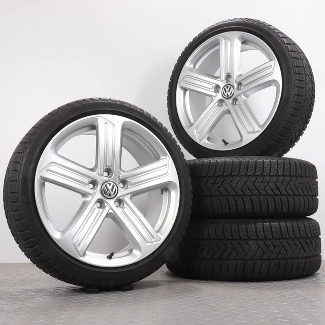 ROUES D'HIVER 18 Pouces VW Golf 7 VII Gti GTD RLine Original Pneus Jantes EUR 1.163,65 ROUES D'HIVER 18 Pouces VW Golf 7 VII Gti GTD RLine Original Pneus Jantes EUR 1.163,65