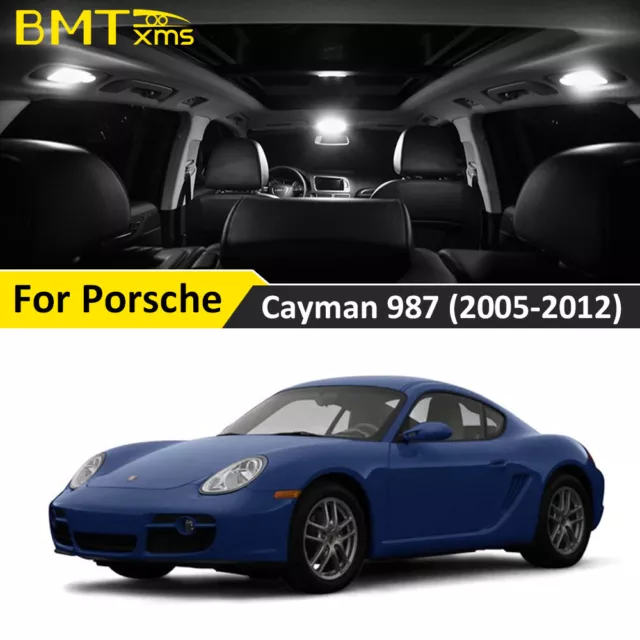 19 Bulbs Map Dome LED Interior Lights White For (987) 2005-2012 Porsche Cayman