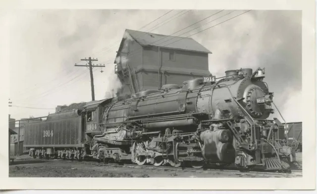 7E670 Rp 1936  Mopac Missouri Pacific Railroad Engine #1914 Kansas City Mo