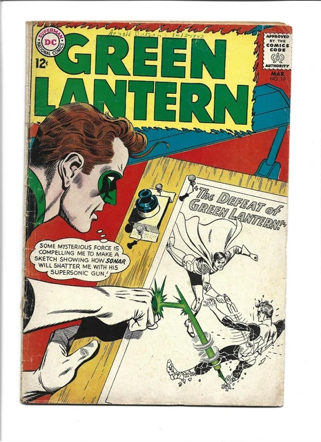Green Lantern #19 Silver Age Dc Comics