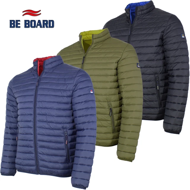 Giubbino uomo 100 grammi trapuntato BE BOARD zip intera 3 colori M L XL XXL 3XL