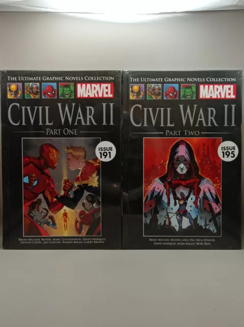 Marvel The  Ultimate Graphic Novels Collection Civil War II Parts 1 & 2