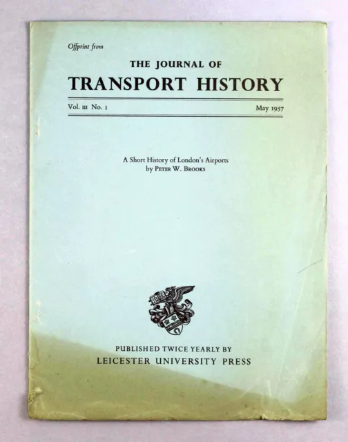 Short History Of London’s Airports Peter W Brooks Booklet 1957
