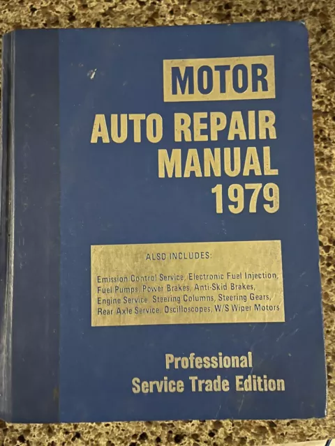 MOTOR Auto Repair Manual 1979 Professional Service Trade Edition Chevy Dodge