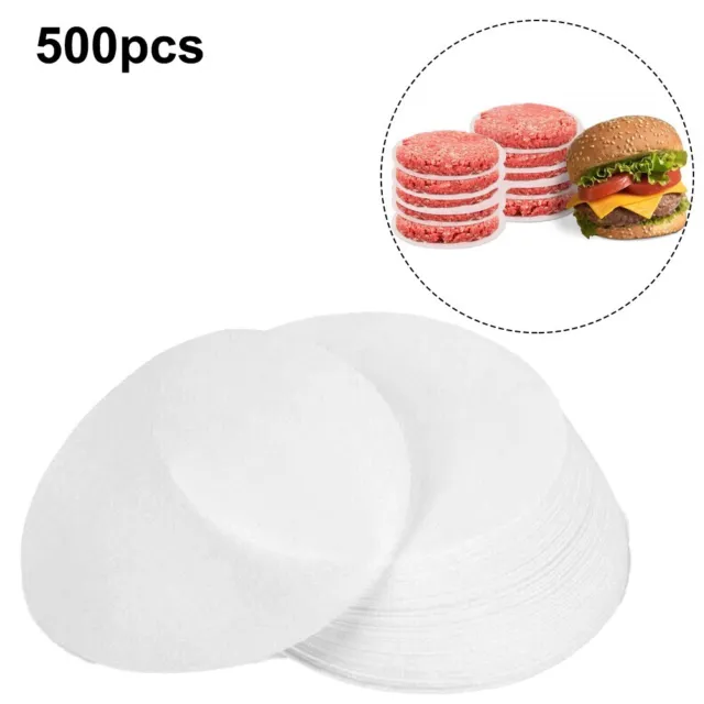 Discos de cera papel de hamburguesa accesorios de cocina papel para hornear 12 cm/4,72\\"