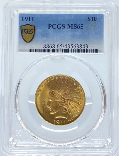 1911 $10 Indian MS65 PCGS (#PA43563843)