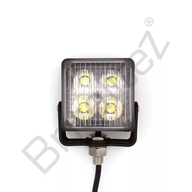 LED R65 Amber Warning Light Flashing Strobe Warning Lamp 12/24v UK E-MARKED