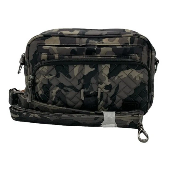 Lug Convertible RFID Crossbody and Belt Bag Carousel - Camo Midnight