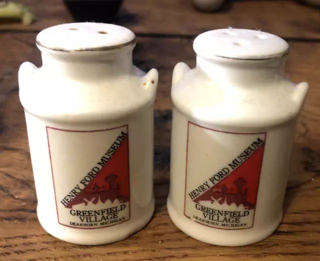 Henry Ford Museum Dearborn Michigan salt pepper shaker Greenfield Village