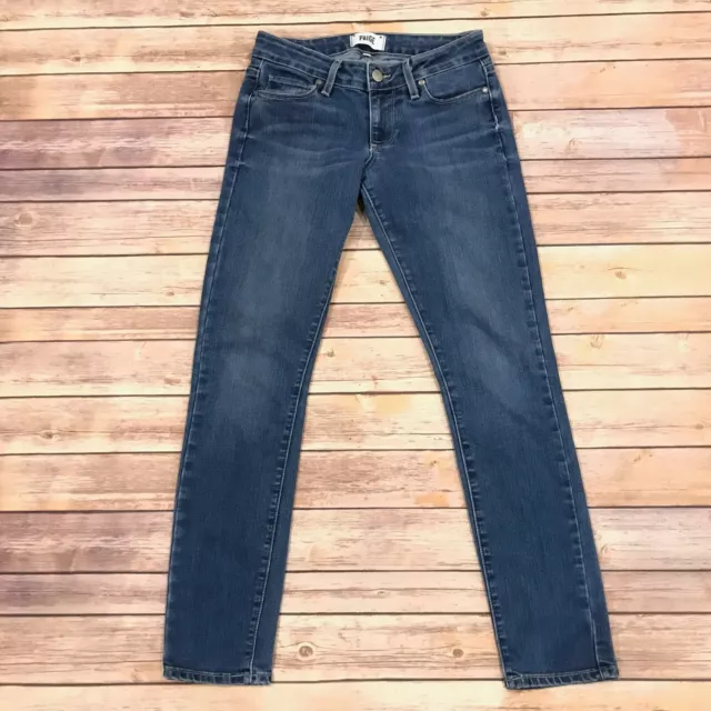 Paige Size 24 Skyline Ankle Peg Skinny Jeans in Mila Medium Wash