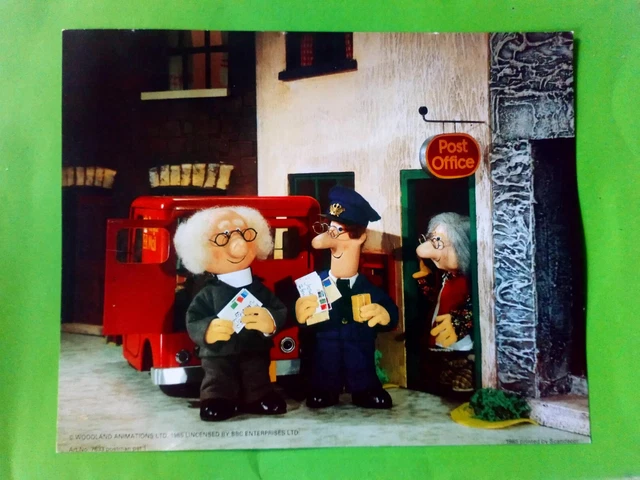 POSTMAN PAT PRINT Art Card. Postman Pat Post Office Picture £1.30 ...