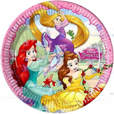 Confezione 10 pezzi 23 Amscan Piatti carta Principesse Cm 