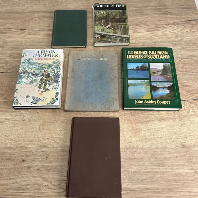 VINTAGE FISHING BOOK Collection of 6 Books. £12.00 - PicClick UK