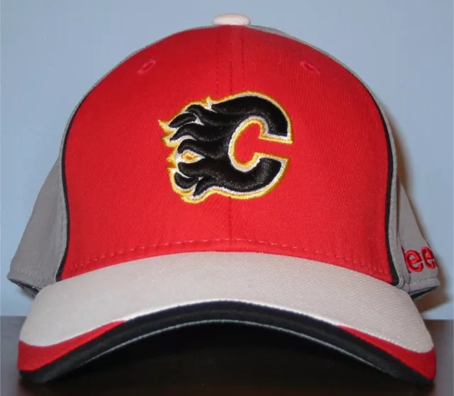 Reebok NHL Draft Calgary Flames Ball Cap Hat Size YOUTH age 4-7 years Fitted