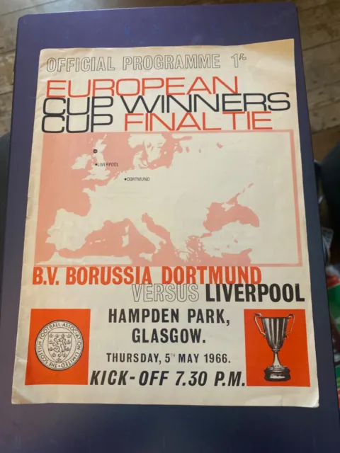1966 European Cup Winners Cup Final Liverpool v Borussia Dortmund (05-05-66)