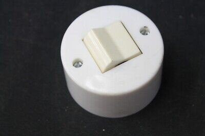 Old DDR Exposed Light Switch Toggle Switch Round 3 Connections 3