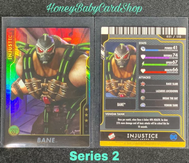 Injustice Arcade GEM MINT Series 2 Card 31 Bane Holofoil