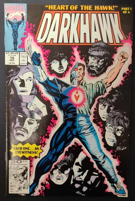 DARKHAWK Vol.1 # 10 December 1991 (Marvel Comics) 🍒 2