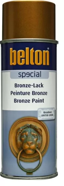 Spray Pintura Decoración Especial Efecto Oro Mate 400ml Belton