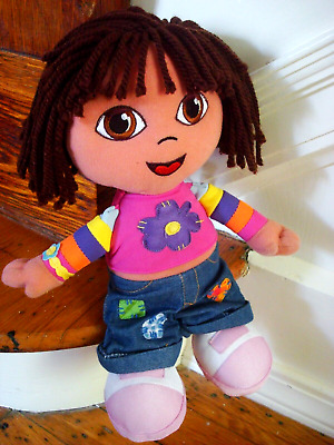 VTG Dora The Explorer 11" Plush 2003 Soft & Stylish Dora Doll Fisher Price 88079