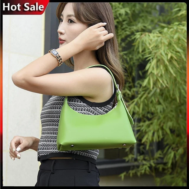 Green over shop the shoulder bag