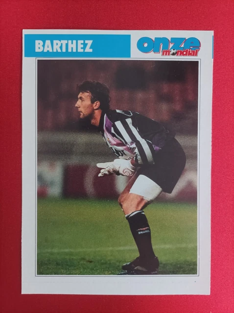 Carte Panini Fabien Barthez N°19 - Toulouse/Marseille OM - Saison 1993 - Originale