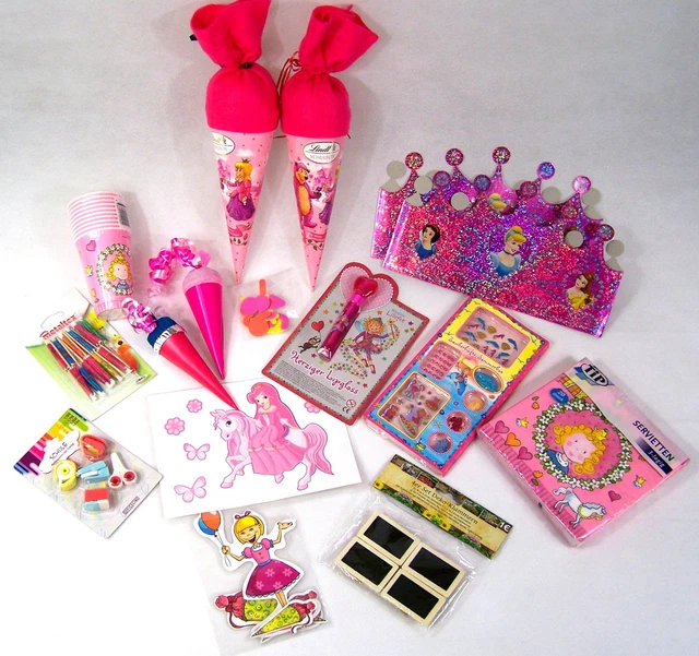 BETESSIN Einschulung Deko - 10 Zuckertüten Aus Seidenpapier Für Schulanfang