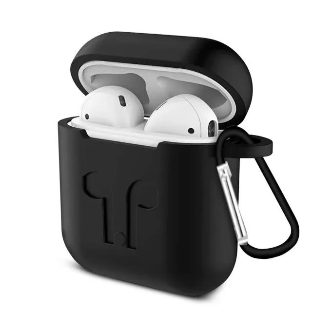 Étui de protection en silicone pour Apple AirPods étui peau + 3