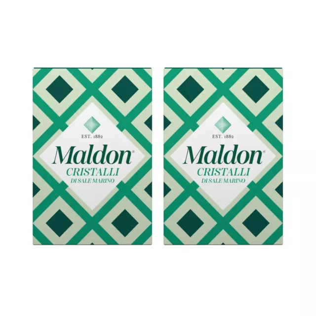 Fiocchi di Sale marino Maldon (Confezione da 2 x 125 g) Maldon  - Italia Spezie®