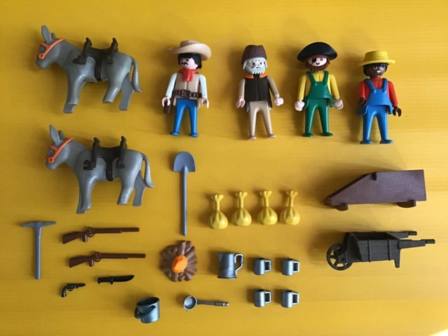 Playmobil Western - Tamis En Bois Chercheur D'or 3747 - Occasion