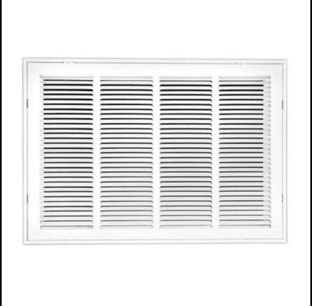 Venti Air 24 in. Wide x 16 in. High Return Air Filter Grille in White G1008