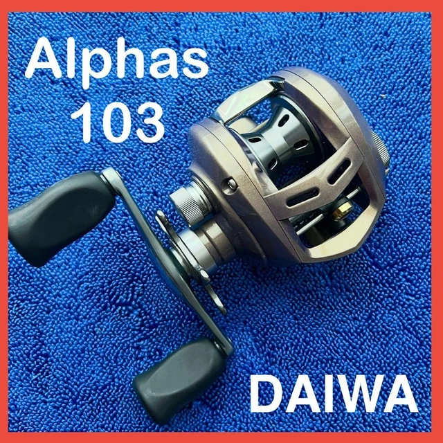 DAIWA ALPHAS 103 Baitcasting Reel Excellent Condition Fishing Gear £150 ...